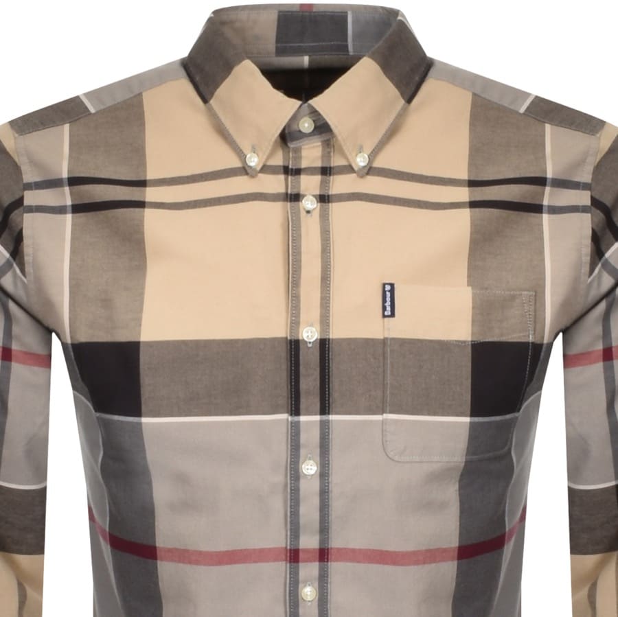 Alternative Image for ProductBarbour Sutherland Check Long Sleeved Shirt Beige2